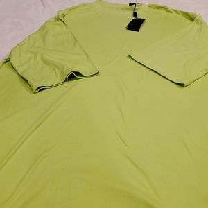 COTTON REEL LIME GREEN T-SHIRT  2XLT